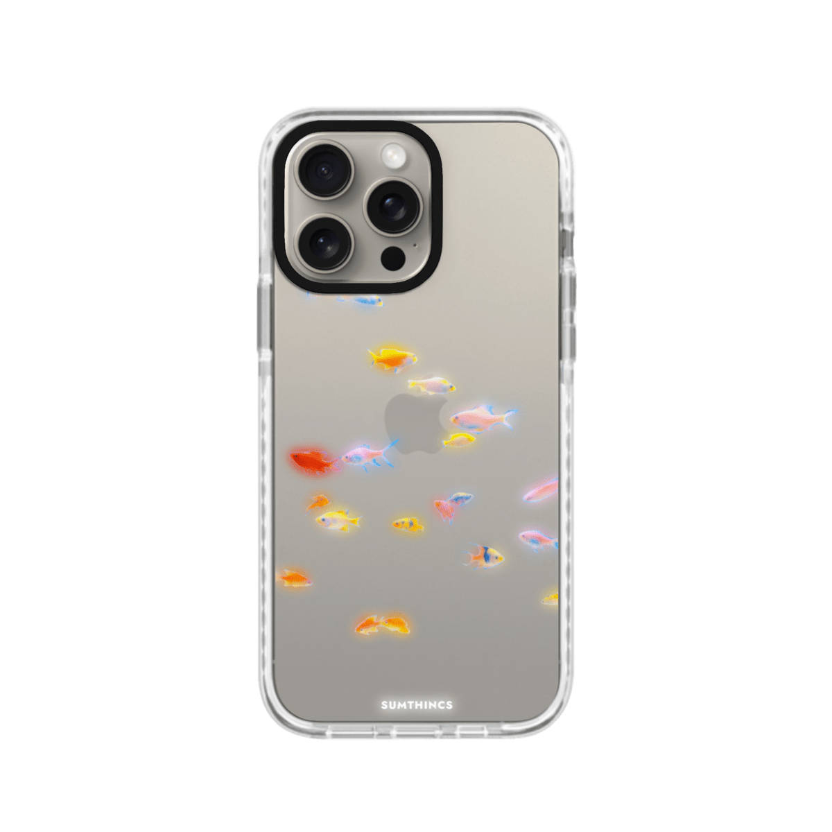iPhone 11 Neon Fish Procase Şeffaf Telefon Kılıfı Beyaz Şeffaf - SUMTHINCS