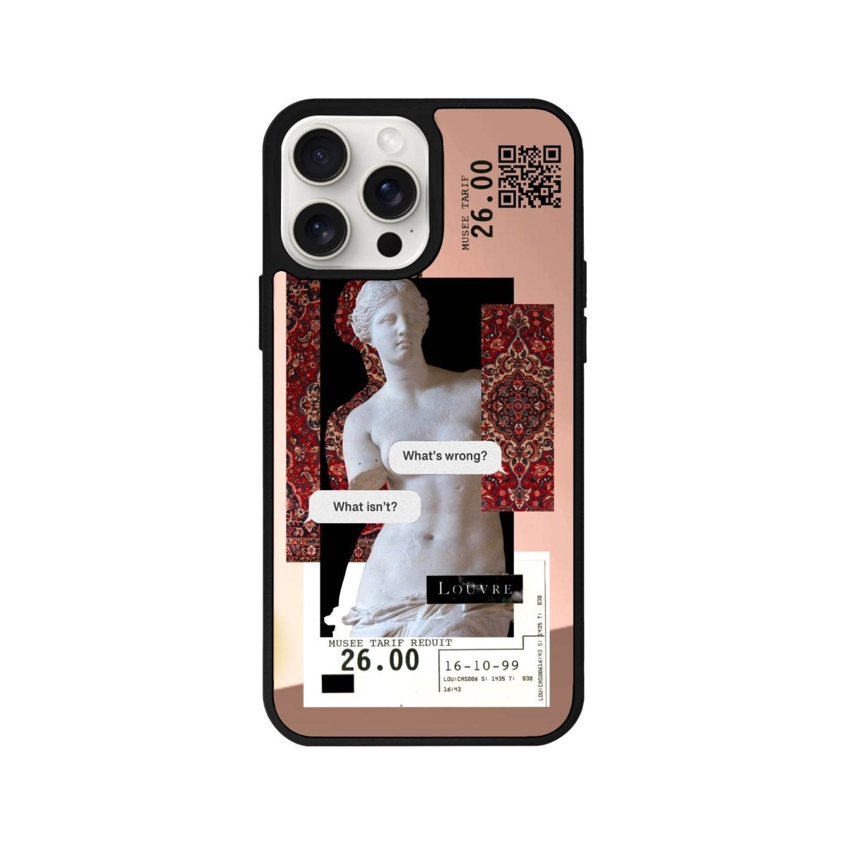 iPhone 11 PixelVenus Mirror Aynalı Telefon Kılıfı Metalik Pembe - SUMTHINCS