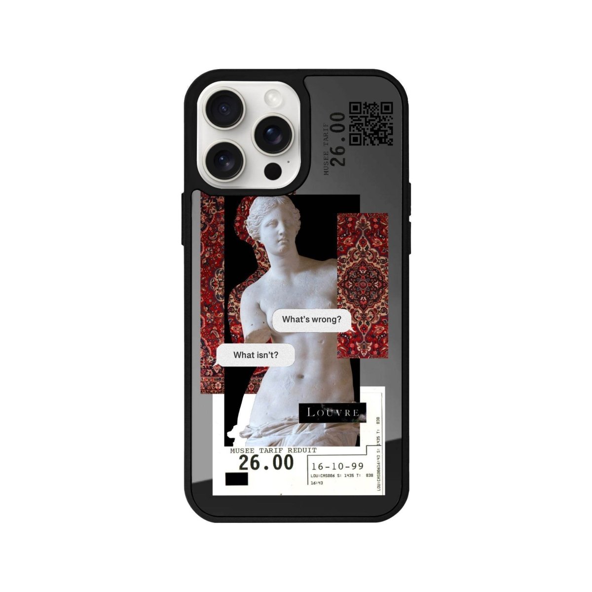 iPhone 11 PixelVenus Mirror Aynalı Telefon Kılıfı Antrasit - SUMTHINCS