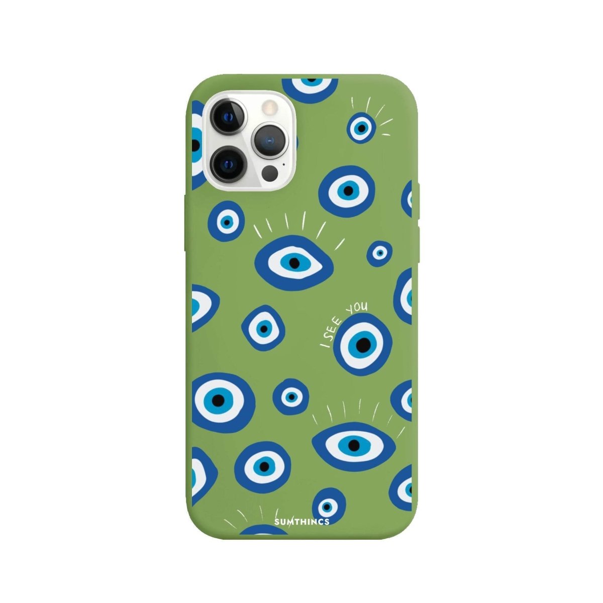 iPhone 11 Pro I See You Premium Telefon Kılıfı Fıstık Yeşili - SUMTHINCS