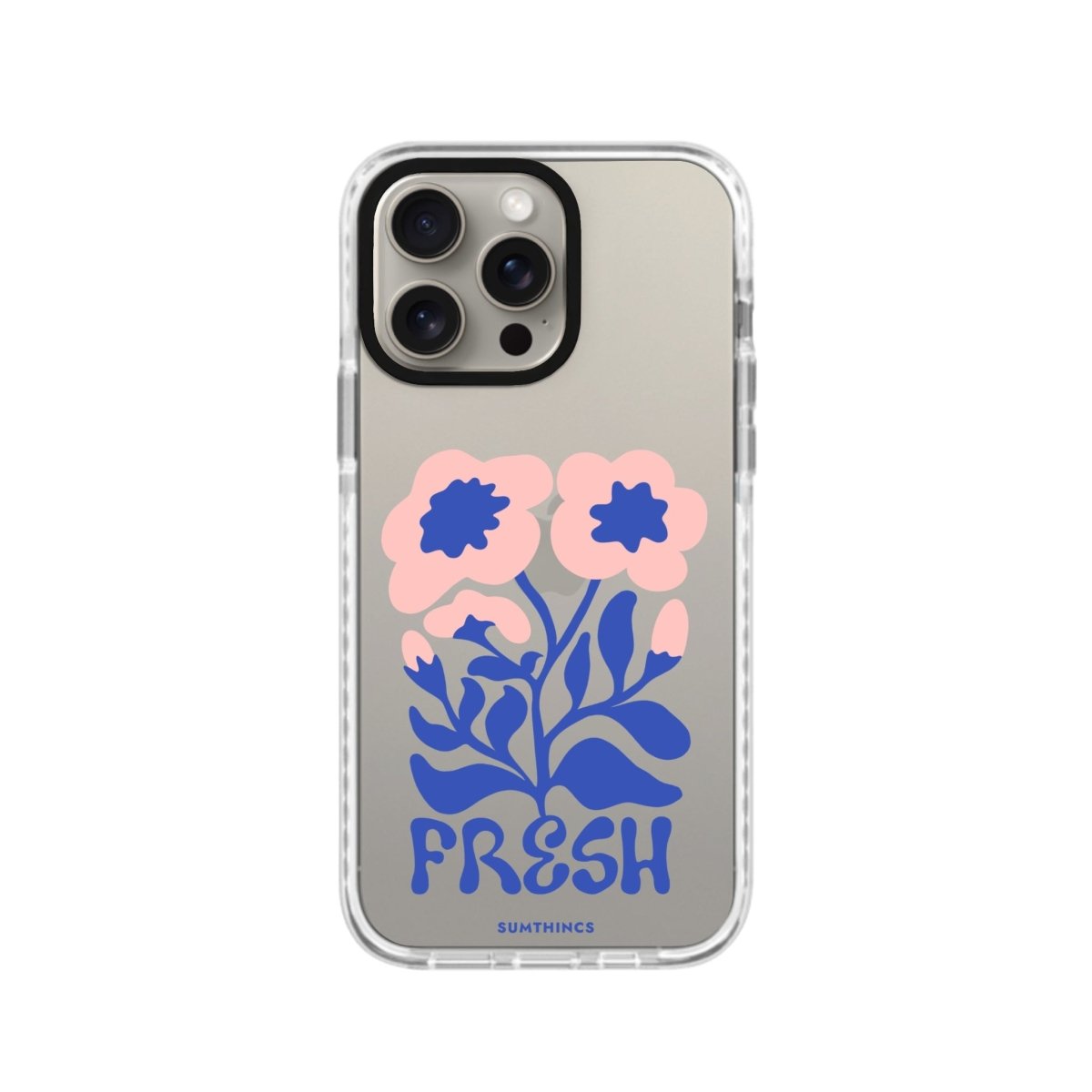 iPhone 11 Pro Max Fresh Flowers Procase Şeffaf Telefon Kılıfı Beyaz Şeffaf - SUMTHINCS