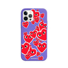 iPhone 11 Pro Max Hearts Premium Telefon Kılıfı Lila - SUMTHINCS