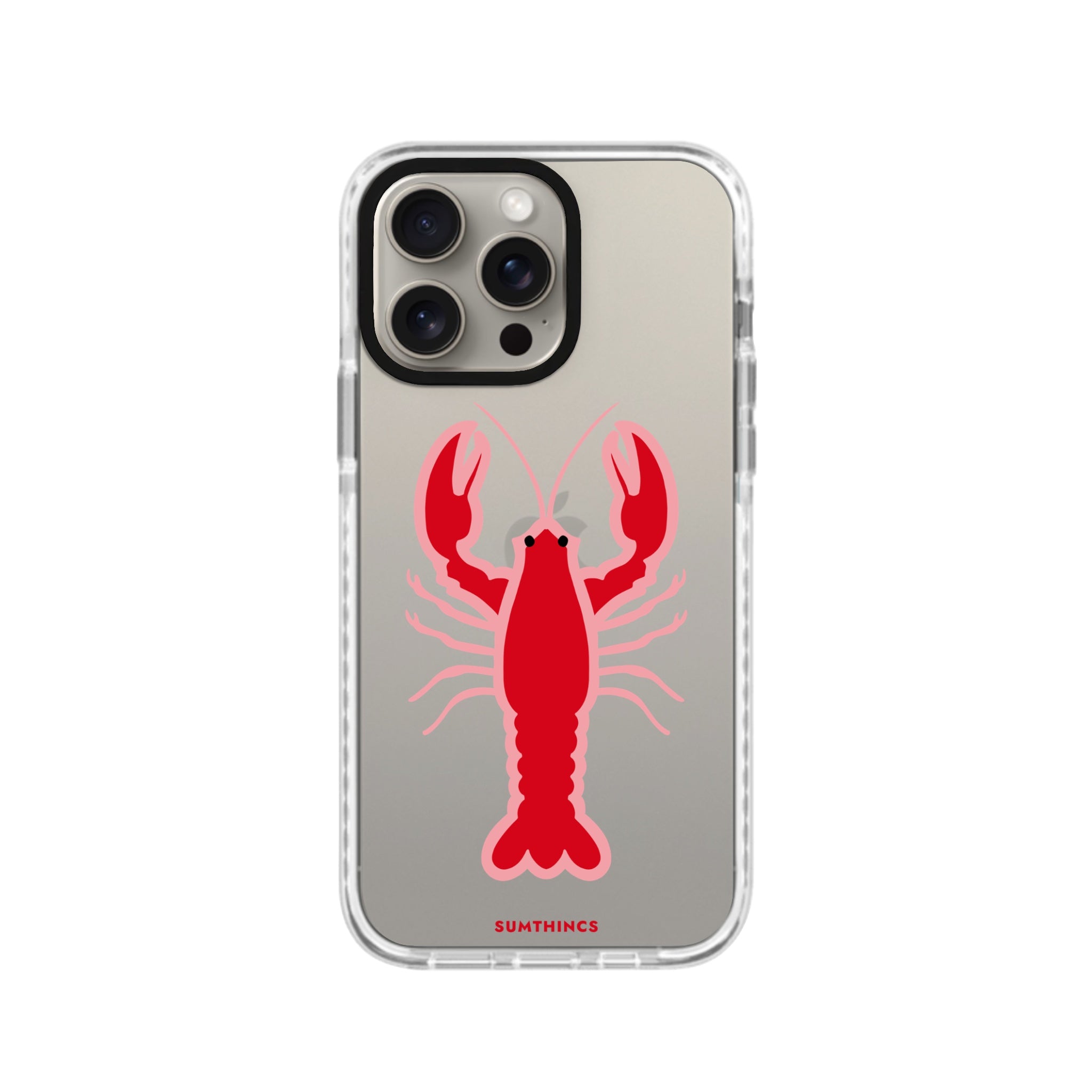 iPhone 11 Pro Max Lobster Procase Şeffaf Telefon Kılıfı Beyaz Şeffaf - SUMTHINCS