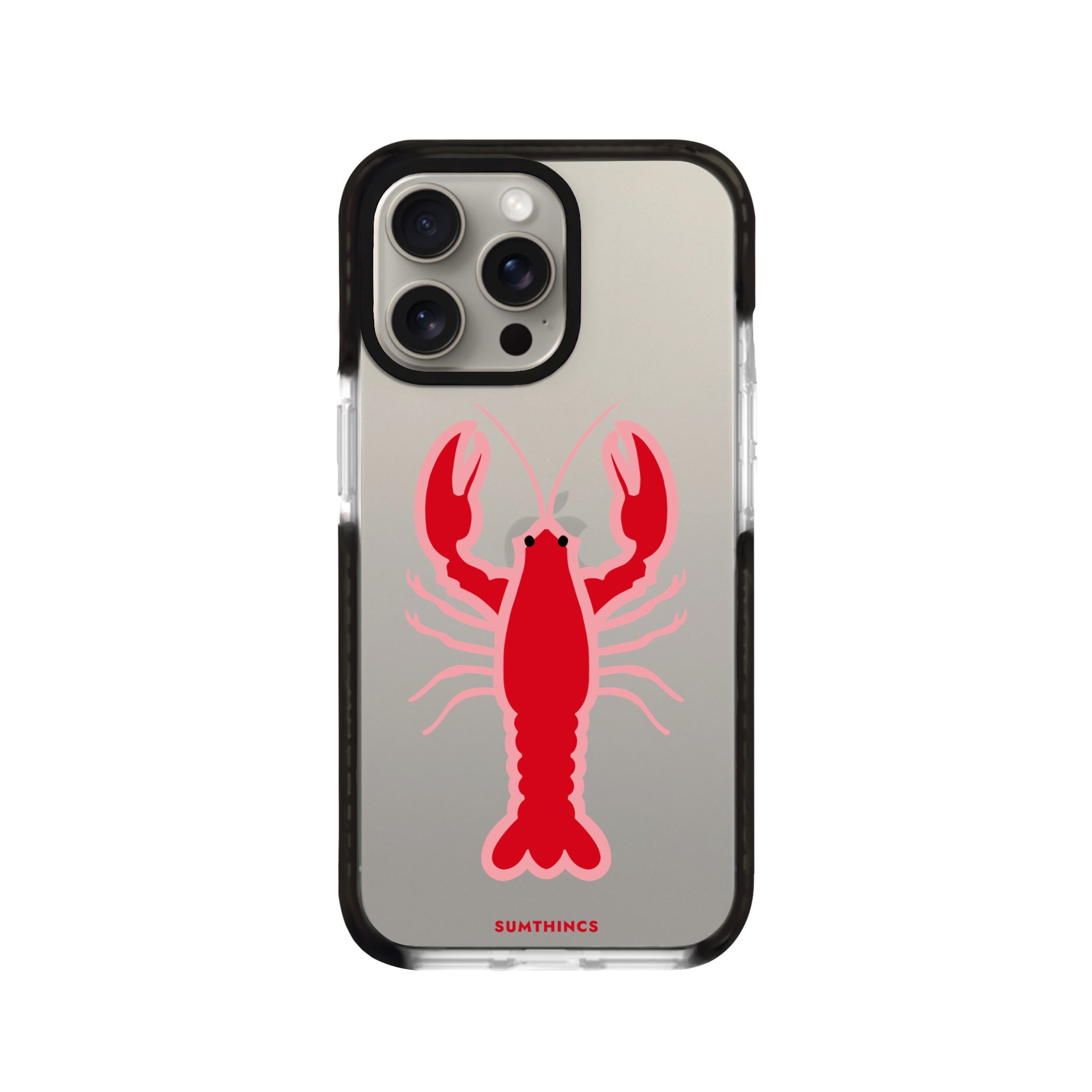 iPhone 11 Pro Max Lobster Procase Şeffaf Telefon Kılıfı Siyah Şeffaf - SUMTHINCS