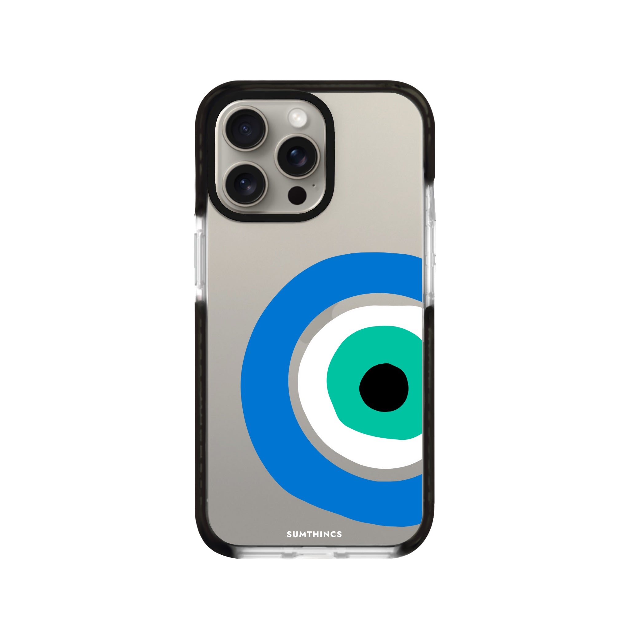 iPhone 11 Pro Max Ocean Eye Procase Şeffaf Telefon Kılıfı Siyah Şeffaf - SUMTHINCS