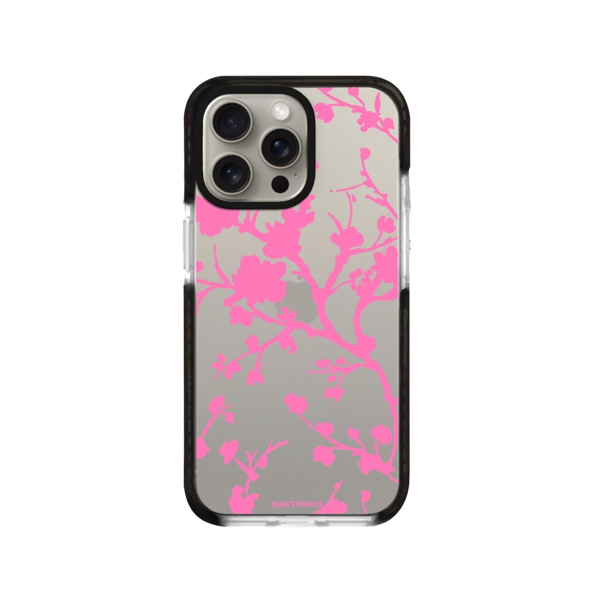 iPhone 11 Pro Max Sakura Procase Şeffaf Telefon Kılıfı Siyah Şeffaf - SUMTHINCS