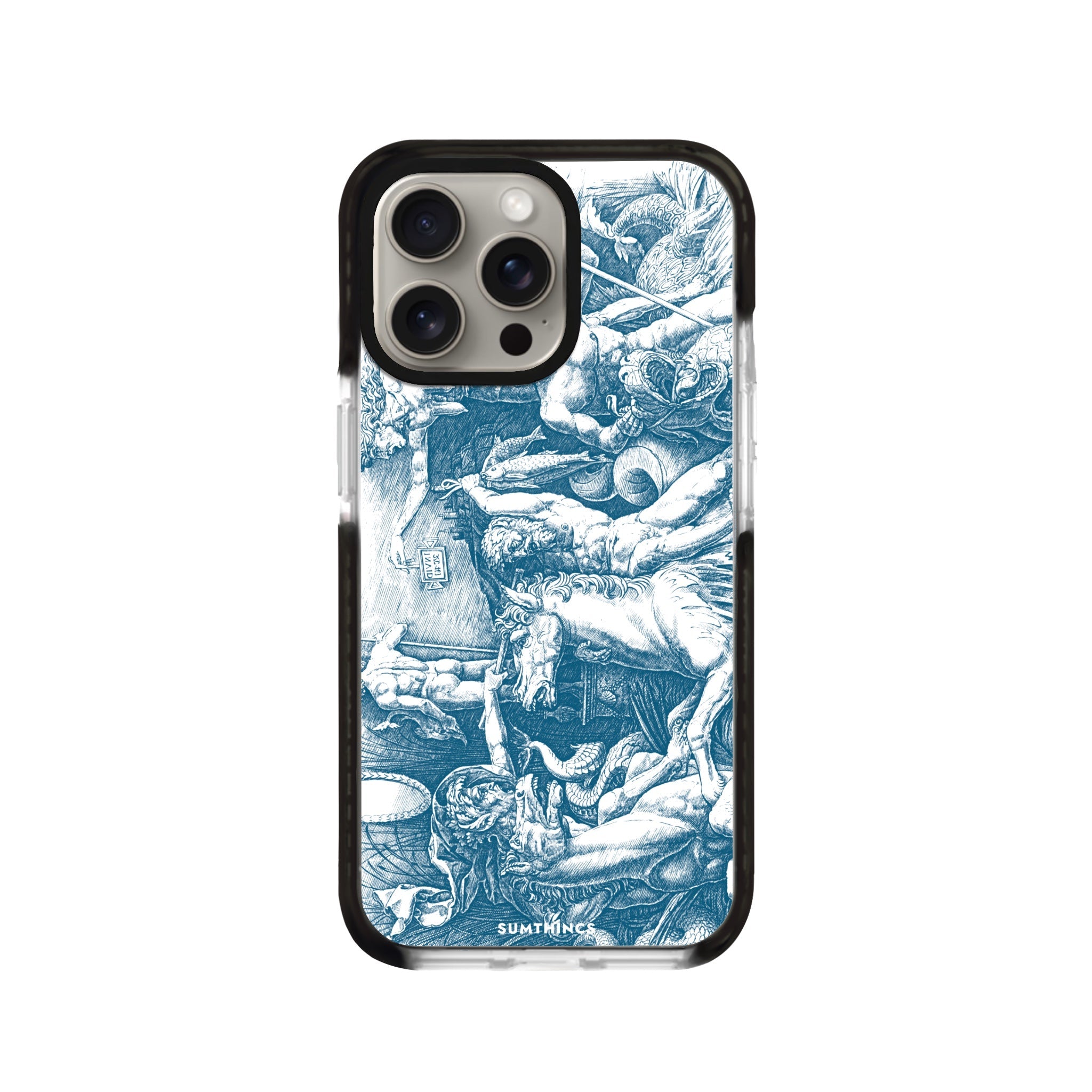 iPhone 11 Pro Max War of Sea Gods Procase Şeffaf Telefon Kılıfı Siyah Şeffaf - SUMTHINCS