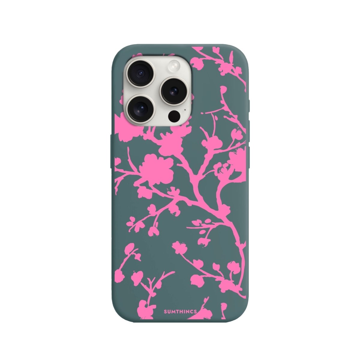 iPhone 11 Sakura Premium Telefon Kılıfı Kaktüs Yeşili - SUMTHINCS