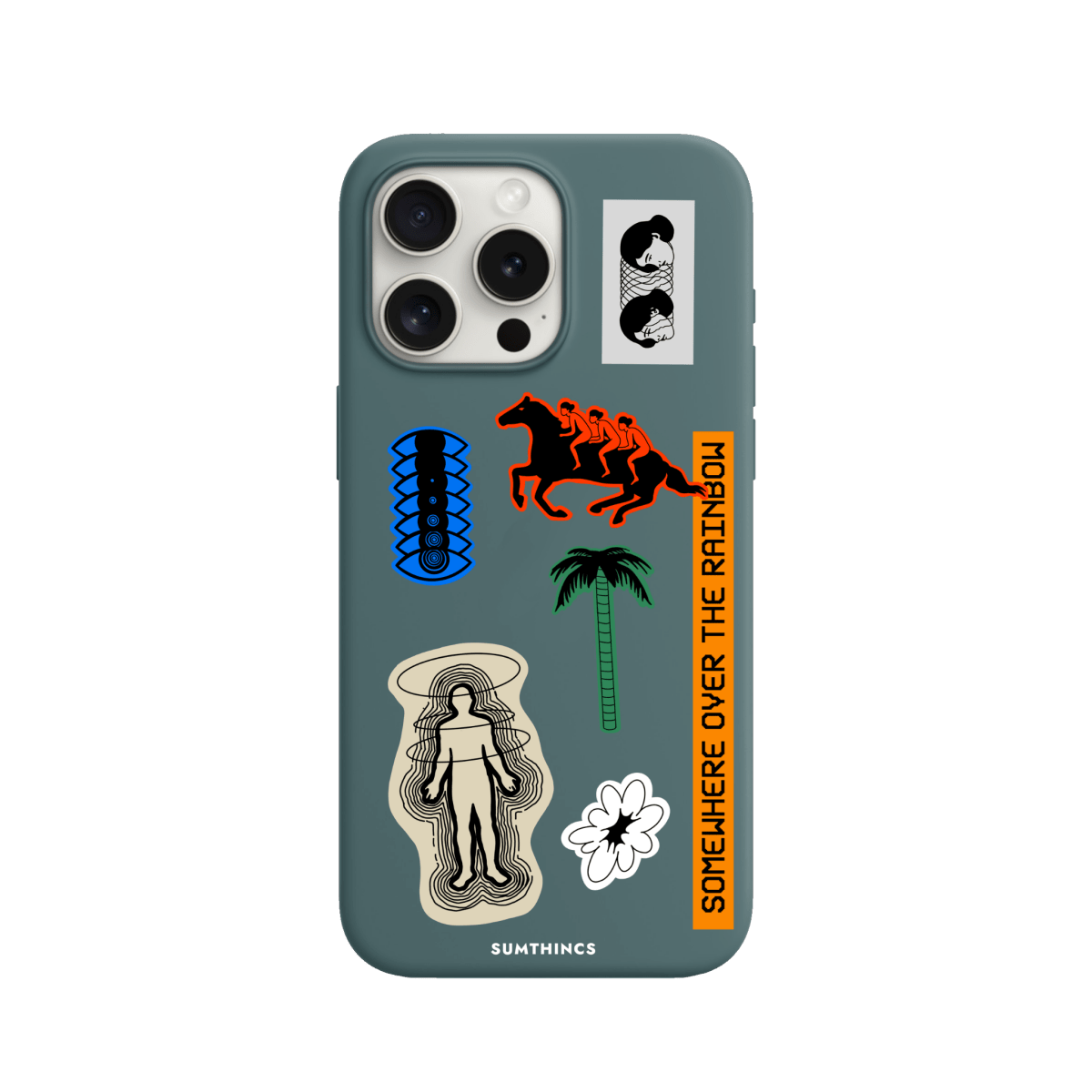iPhone 11 Somewhere Premium Telefon Kılıfı Kaktüs Yeşili - SUMTHINCS