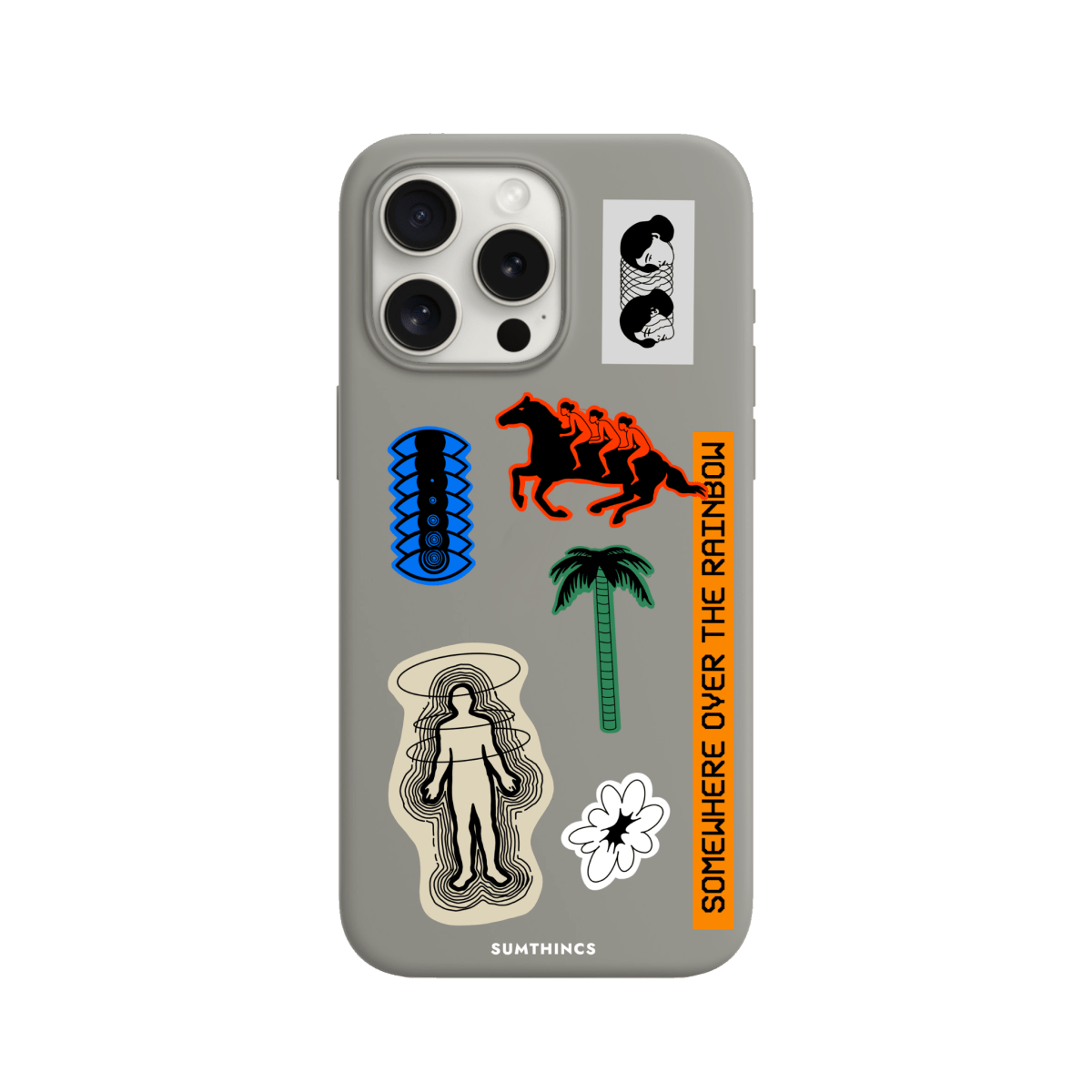 iPhone 11 Somewhere Premium Telefon Kılıfı Gri - SUMTHINCS