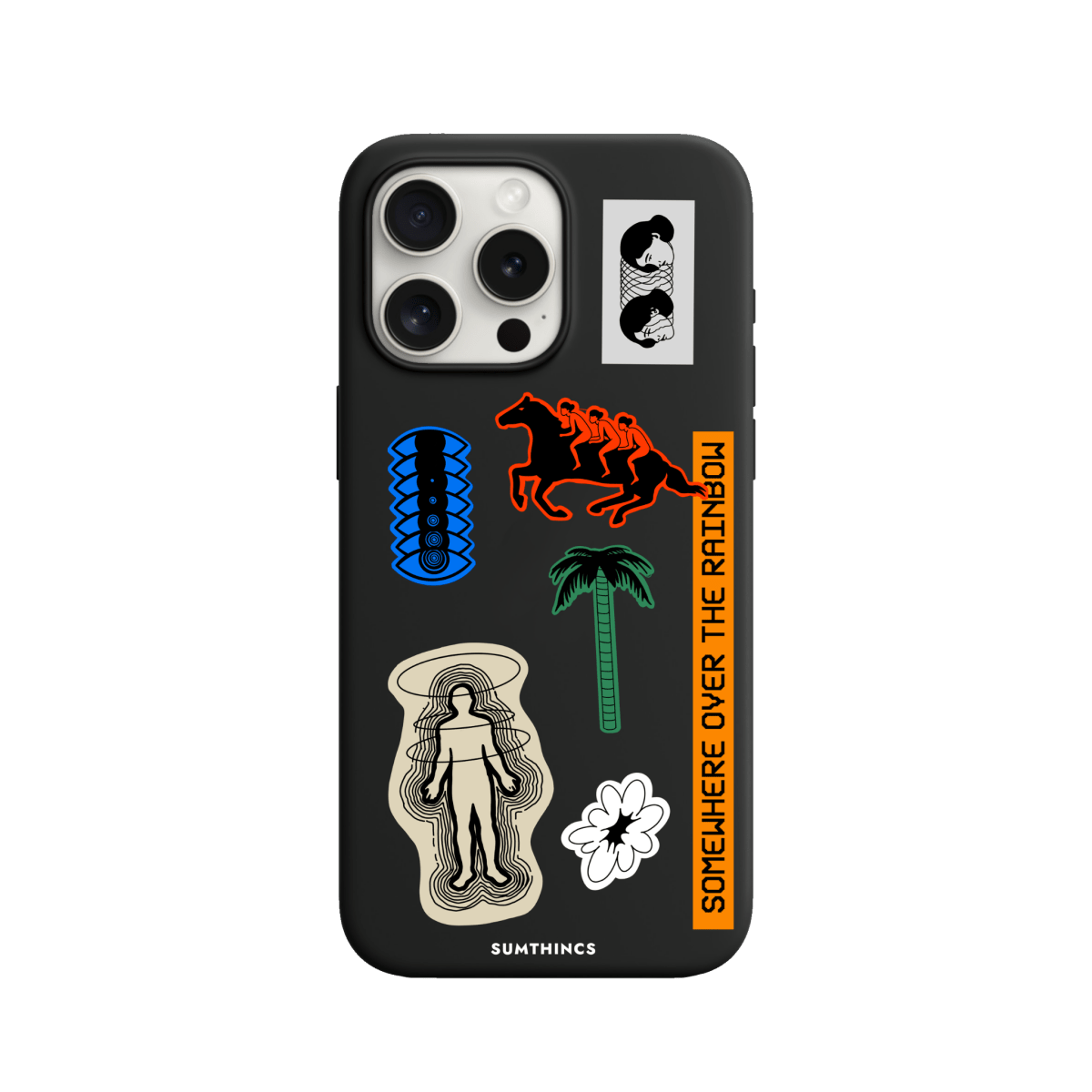 iPhone 11 Somewhere Premium Telefon Kılıfı Siyah - SUMTHINCS
