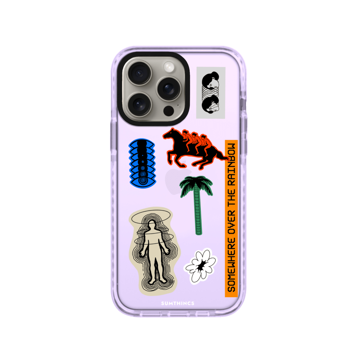 iPhone 11 Somewhere Procase Şeffaf Telefon Kılıfı Lila - SUMTHINCS