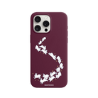 iPhone 11 Starry Bunnies Premium Telefon Kılıfı Bordo - SUMTHINCS