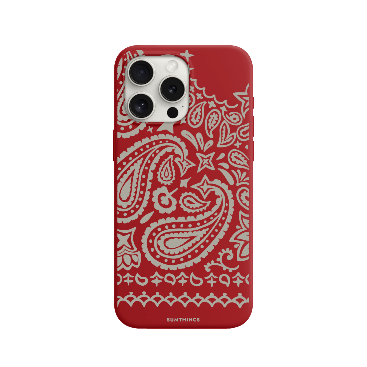 iPhone 11 Urban Bandana Premium Telefon Kılıfı Kırmızı - SUMTHINCS