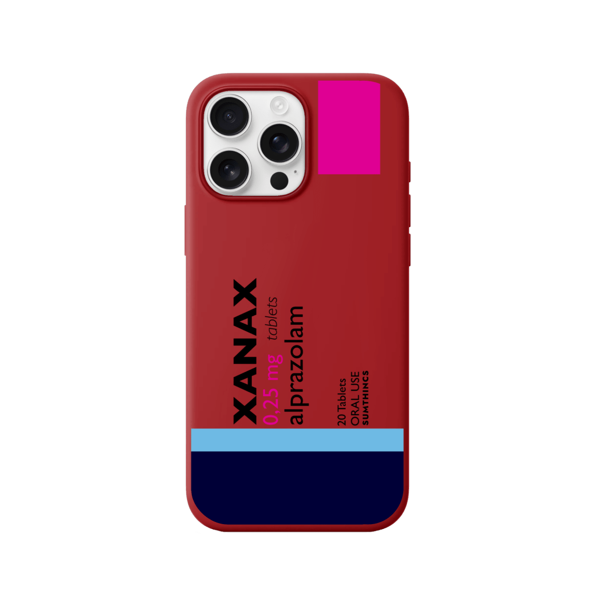 iPhone 11 Xanax Premium Telefon Kılıfı Kırmızı - Sumthincs