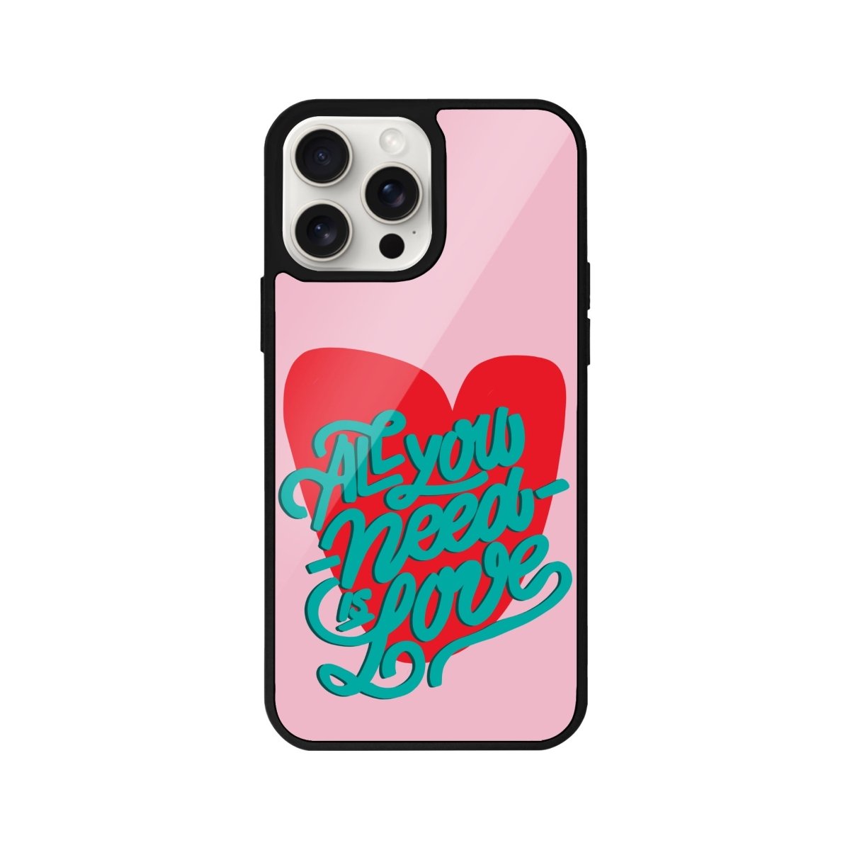 iPhone 12 All You Need is Love Glossy Cam Telefon Kılıfı - SUMTHINCS