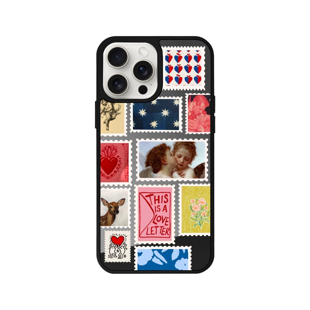 iPhone 12 Love Letter Mirror Aynalı Telefon Kılıfı Antrasit - SUMTHINCS