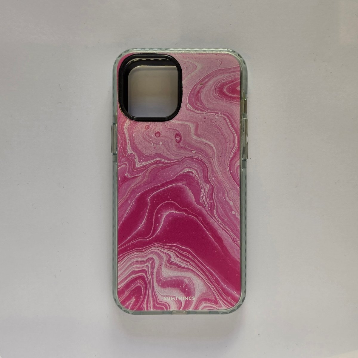 iPhone 12 pink marble Procase Telefon Kılıfı - Sumthincs