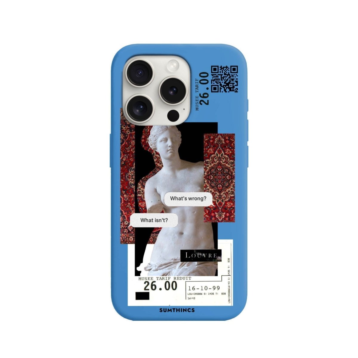 iPhone 12 PixelVenus Premium Telefon Kılıfı Mavi - SUMTHINCS