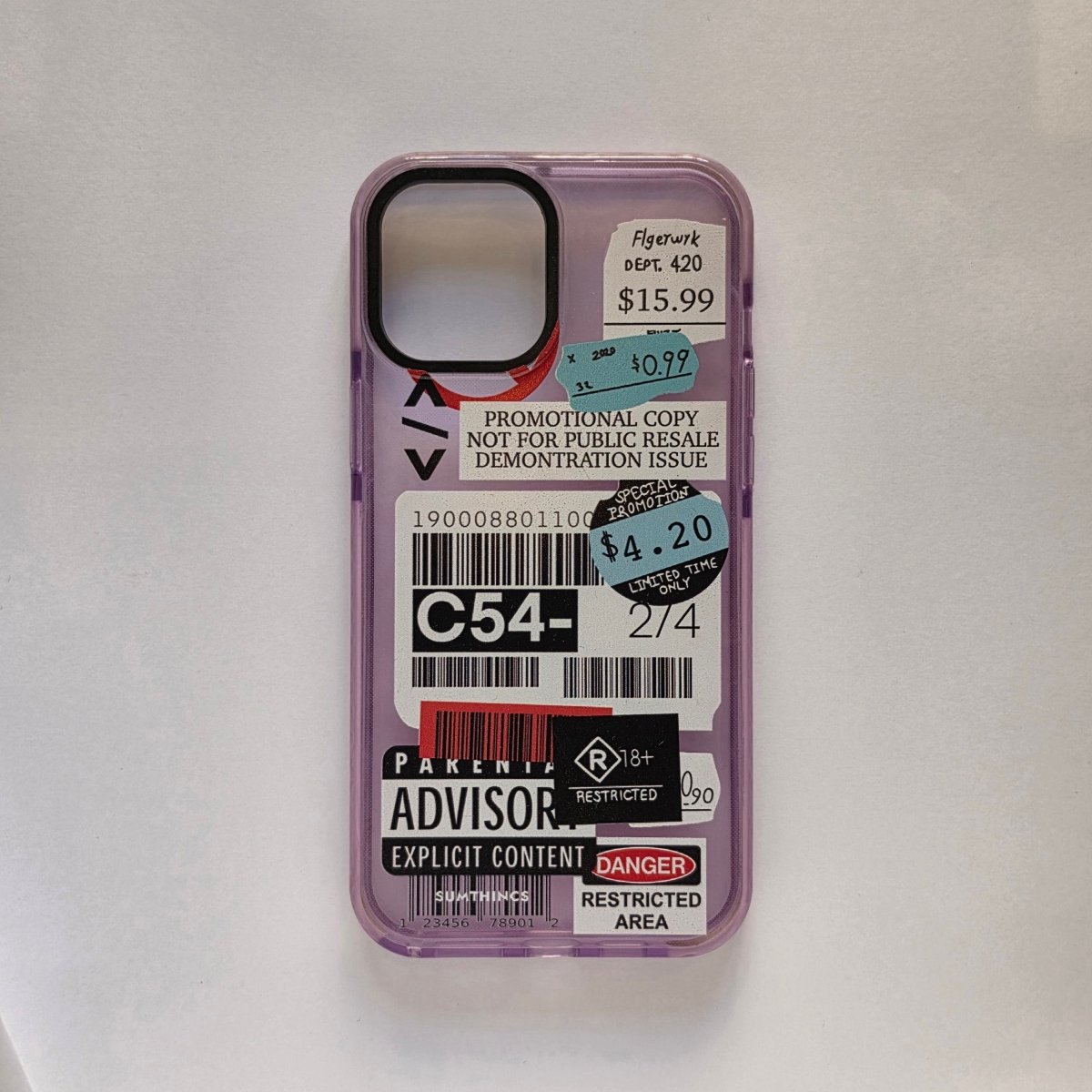 iPhone 12 Pro Max barcode Procase Telefon Kılıfı - Sumthincs