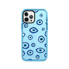 iPhone 12 Pro Max I See You Procase Şeffaf Telefon Kılıfı Mavi - SUMTHINCS