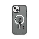 iPhone 13 Ace Queen Magsafe Procase Şeffaf Telefon Kılıfı Antrasit - SUMTHINCS