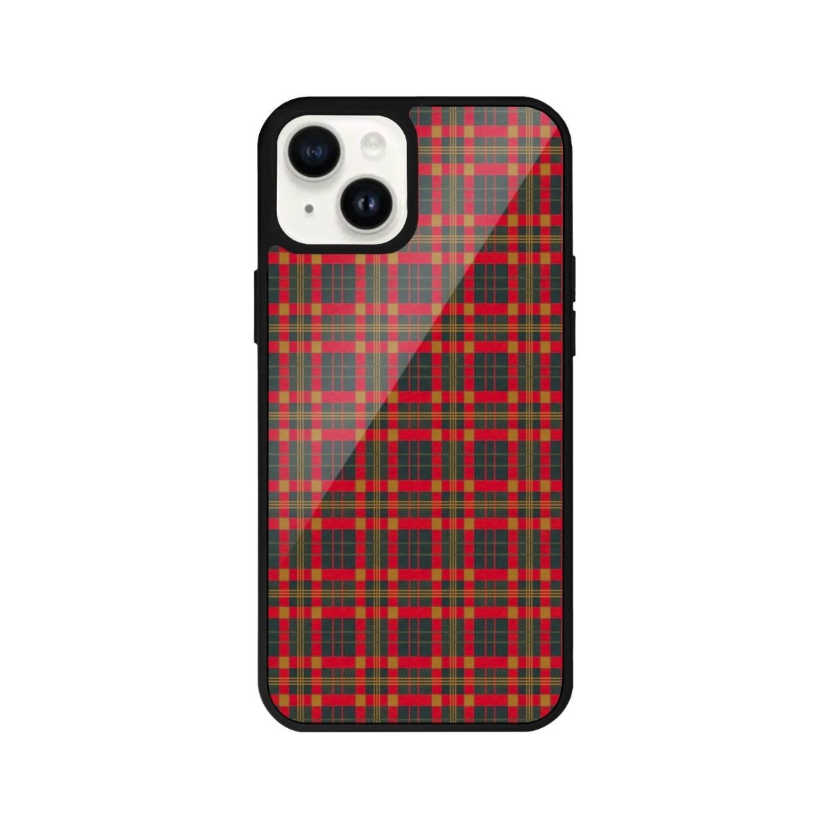 iPhone 13 Christmas Plaid Glossy Cam Telefon Kılıfı - SUMTHINCS