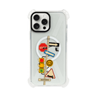 iPhone 13 Crossroad Bumper Magsafe Şeffaf Telefon Kılıfı Beyaz Şeffaf - SUMTHINCS