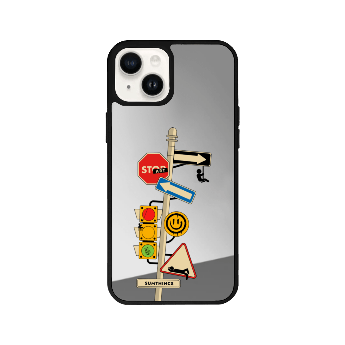 iPhone 13 Crossroad Mirror Aynalı Telefon Kılıfı - SUMTHINCS