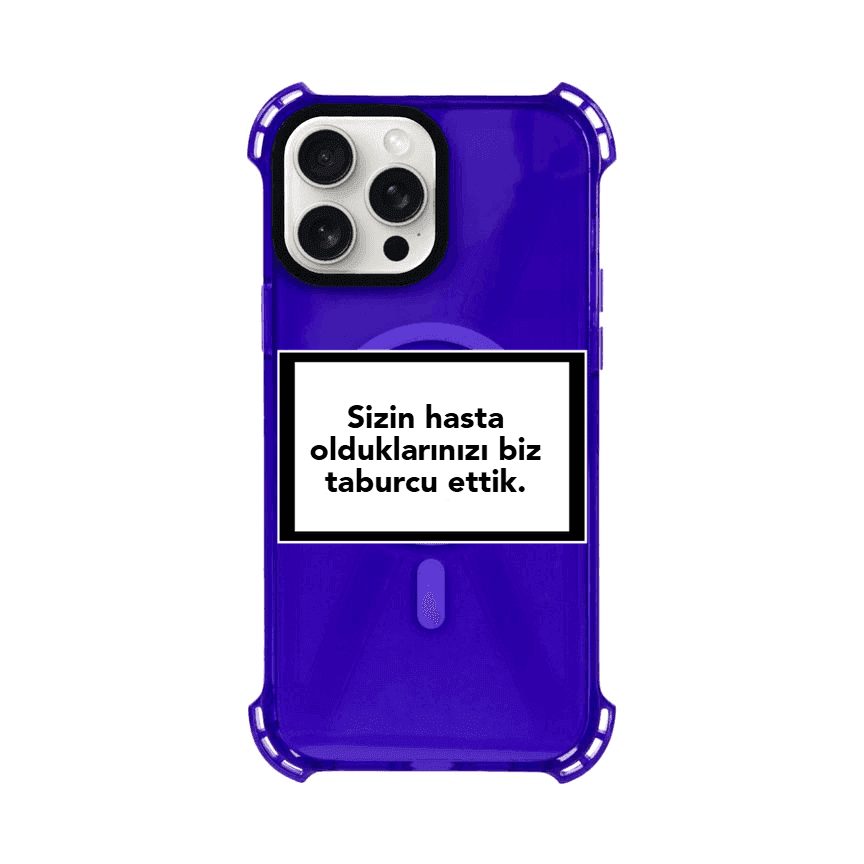 iPhone 13 Custom Quote Kişiye Özel Bumper Magsafe Şeffaf Telefon Kılıfı - SUMTHINCS