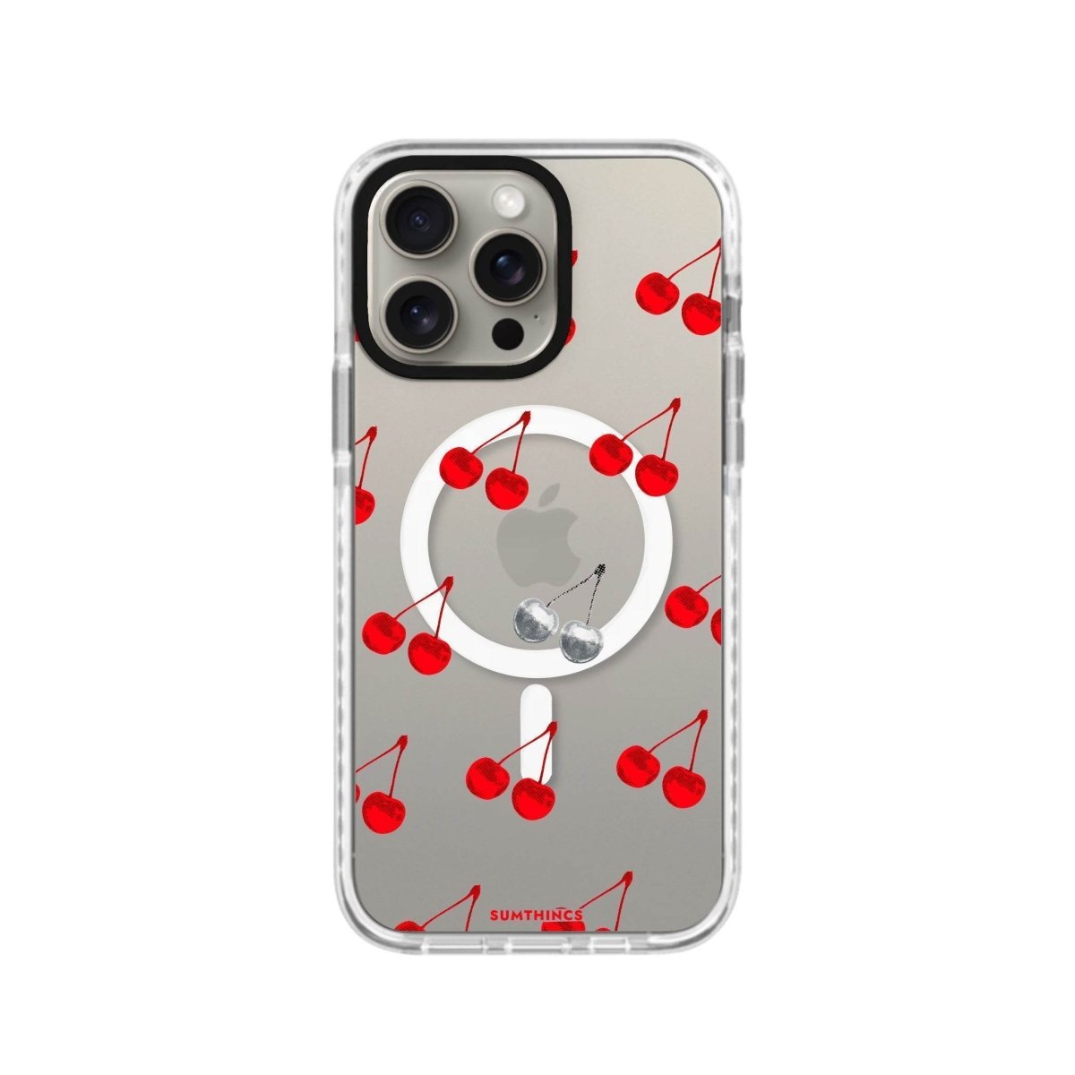 iPhone 13 Disco Cherry Magsafe Procase Şeffaf Telefon Kılıfı - SUMTHINCS