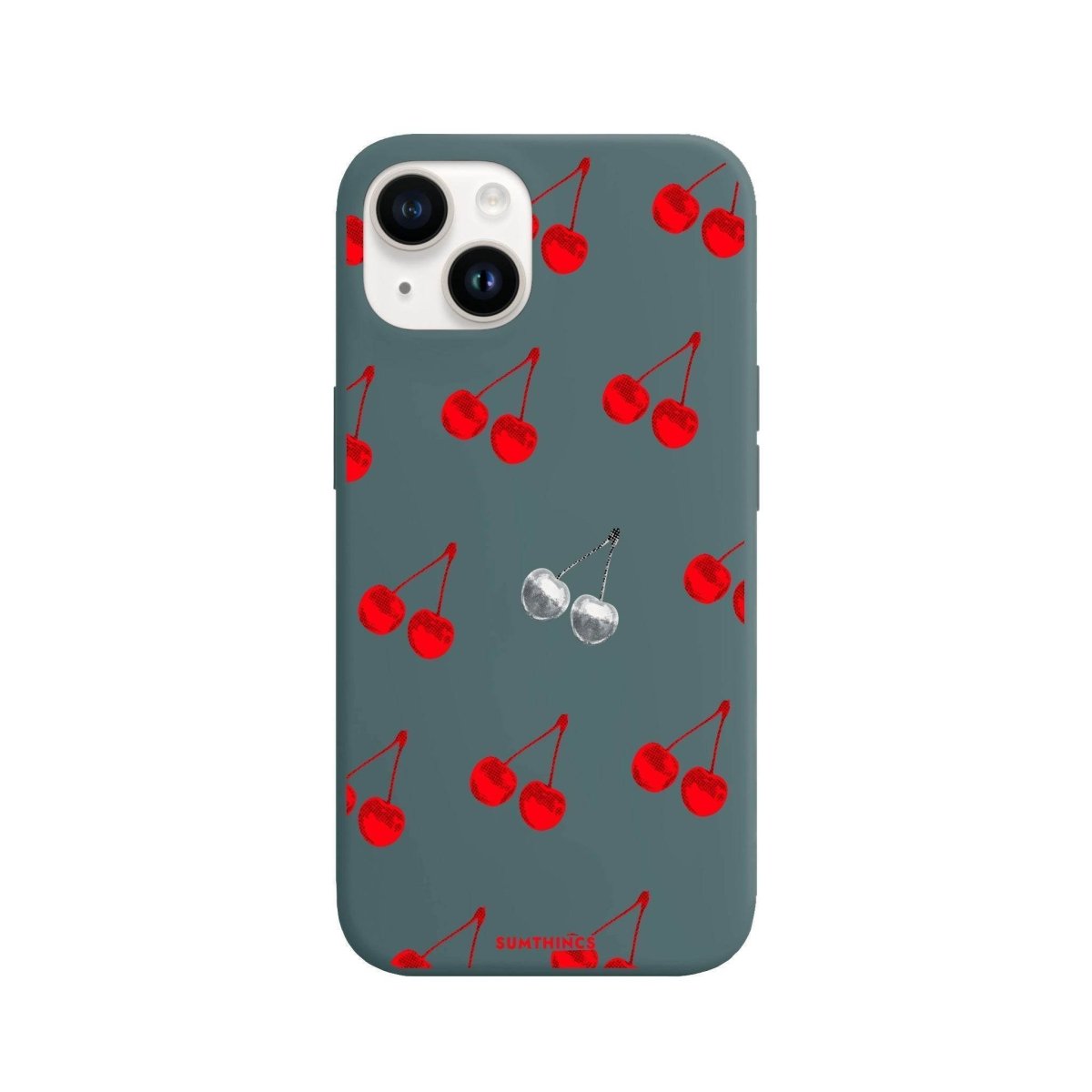 iPhone 13 Disco Cherry Premium Telefon Kılıfı Kaktüs Yeşili - SUMTHINCS