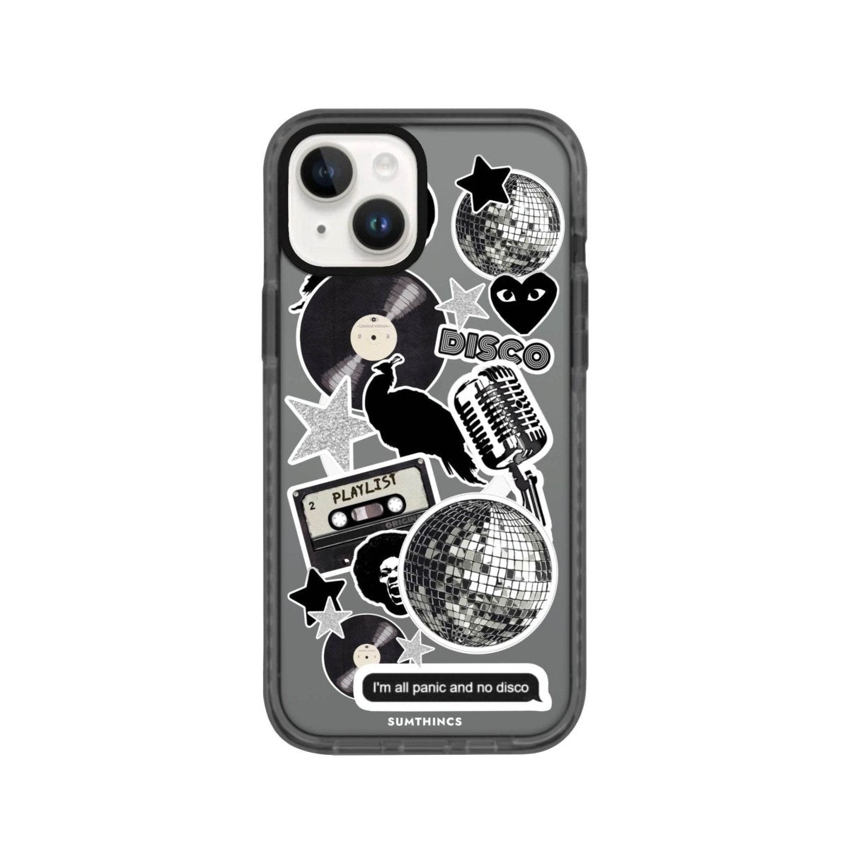 iPhone 13 Disco Stickers Magsafe Procase Şeffaf Telefon Kılıfı - SUMTHINCS