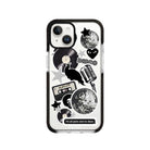 iPhone 13 Disco Stickers Procase Şeffaf Telefon Kılıfı - SUMTHINCS