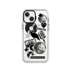 iPhone 13 Disco Stickers Procase Şeffaf Telefon Kılıfı - SUMTHINCS