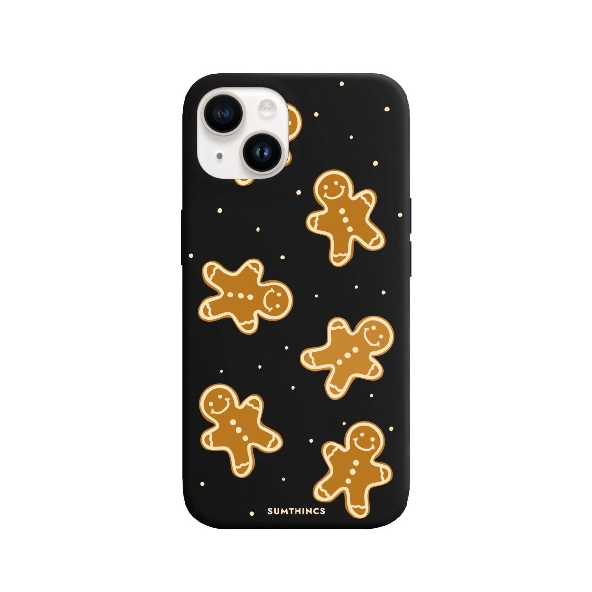 iPhone 13 Gingerbread Man Premium Telefon Kılıfı Siyah - SUMTHINCS