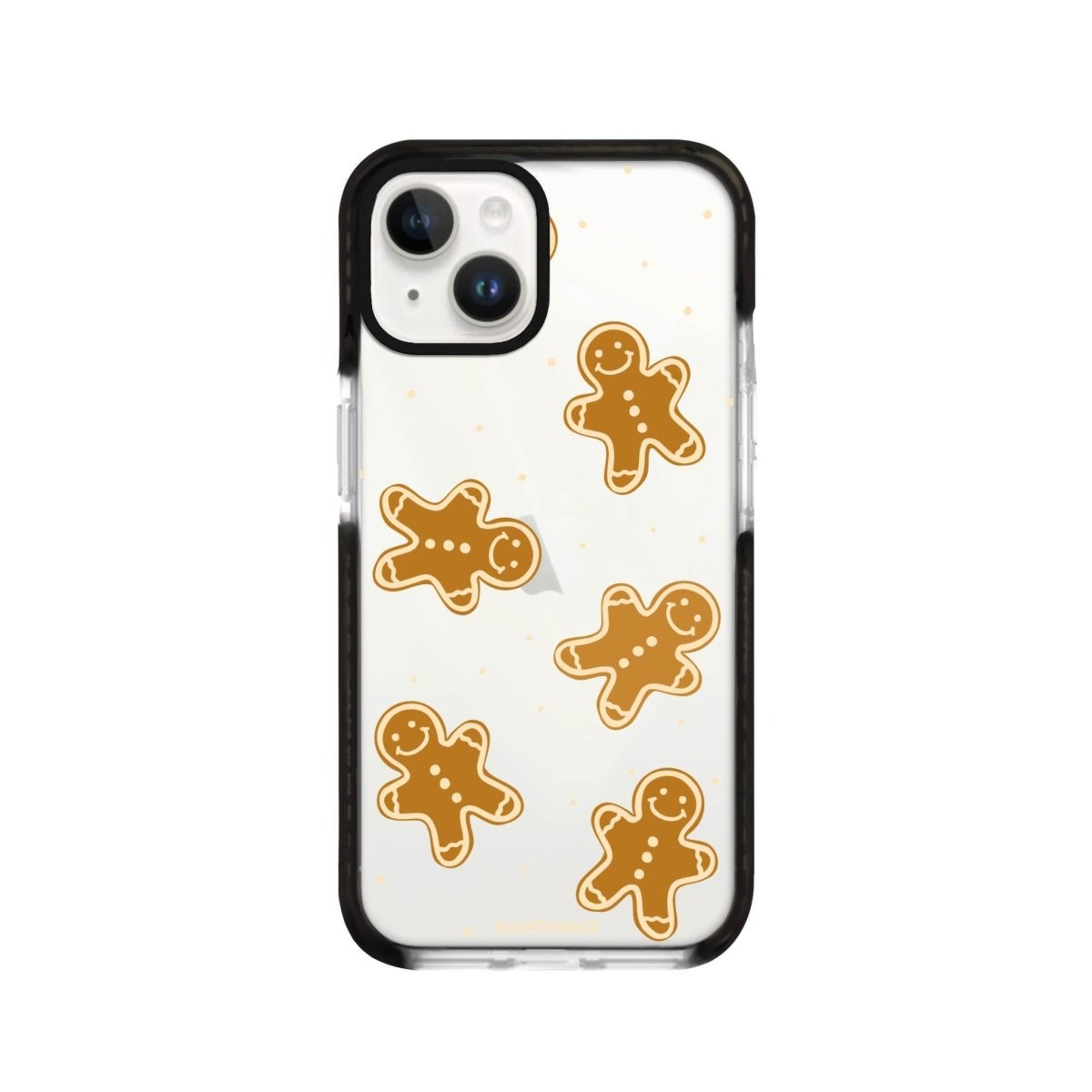 iPhone 13 Gingerbread Man Procase Şeffaf Telefon Kılıfı Siyah Şeffaf - SUMTHINCS