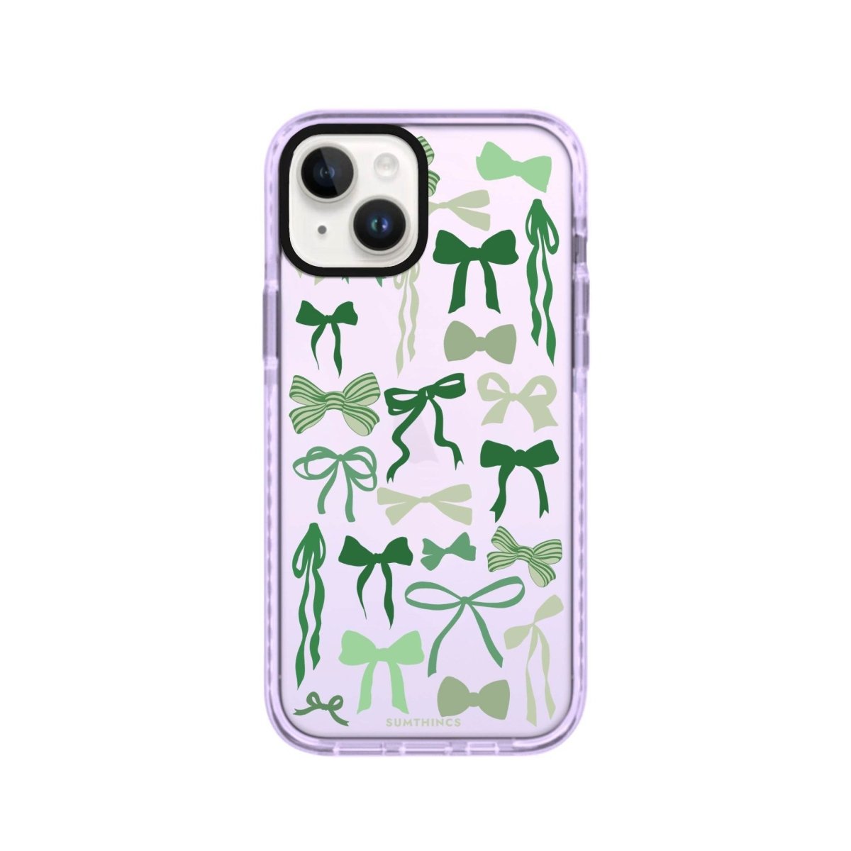iPhone 13 Green Garland Procase Şeffaf Telefon Kılıfı - SUMTHINCS