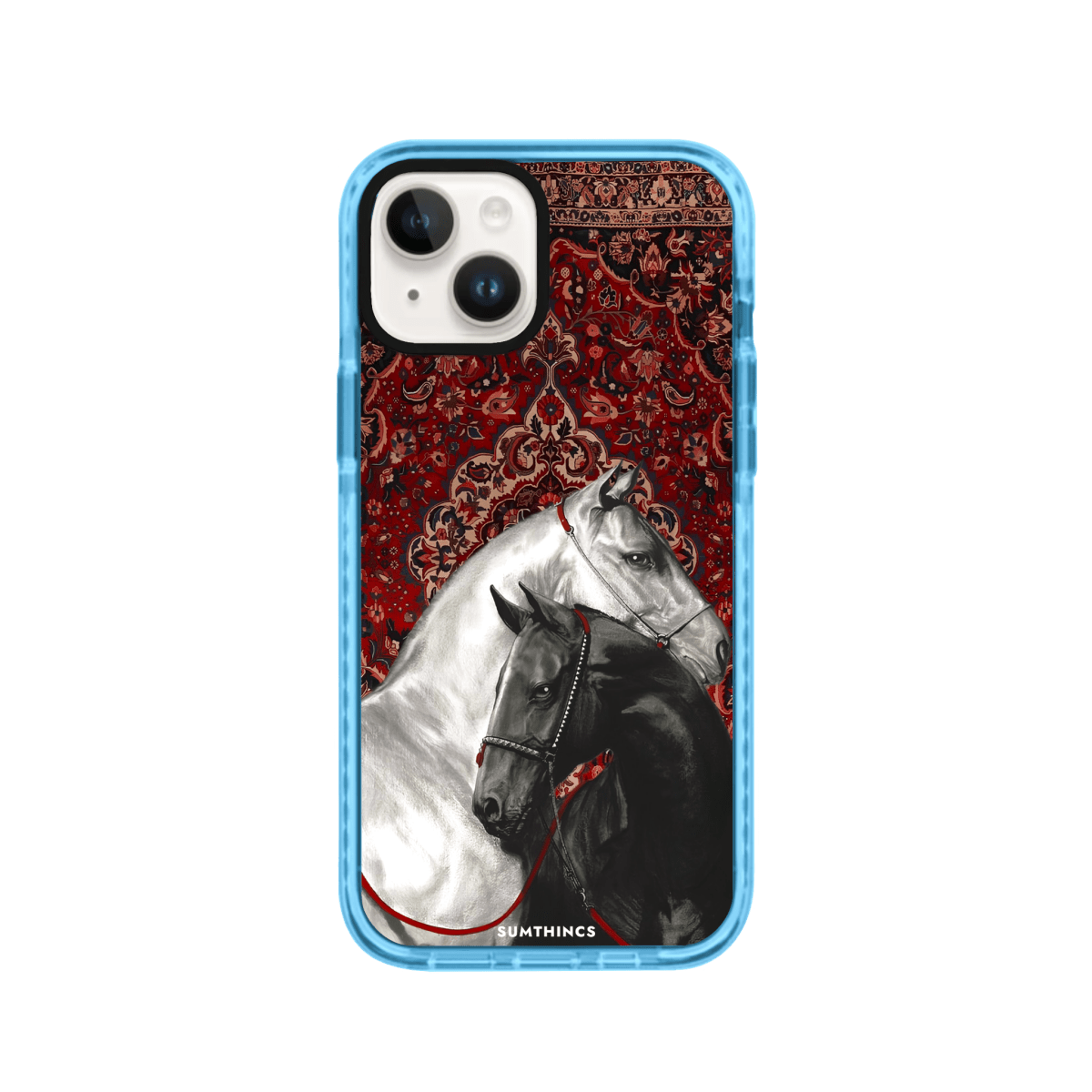 iPhone 13 Harmony Procase Şeffaf Telefon Kılıfı Mavi - SUMTHINCS