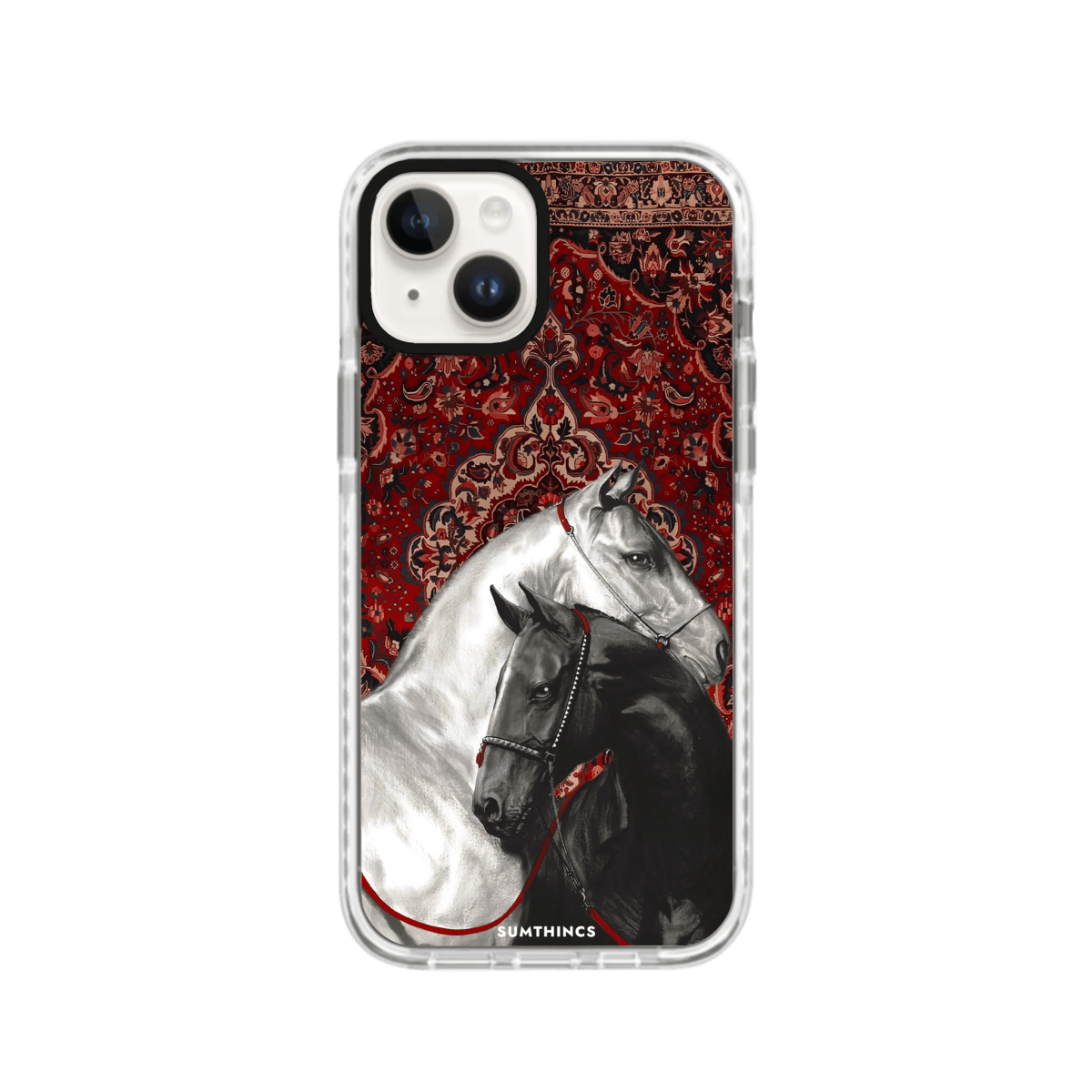 iPhone 13 Harmony Procase Şeffaf Telefon Kılıfı Beyaz Şeffaf - SUMTHINCS