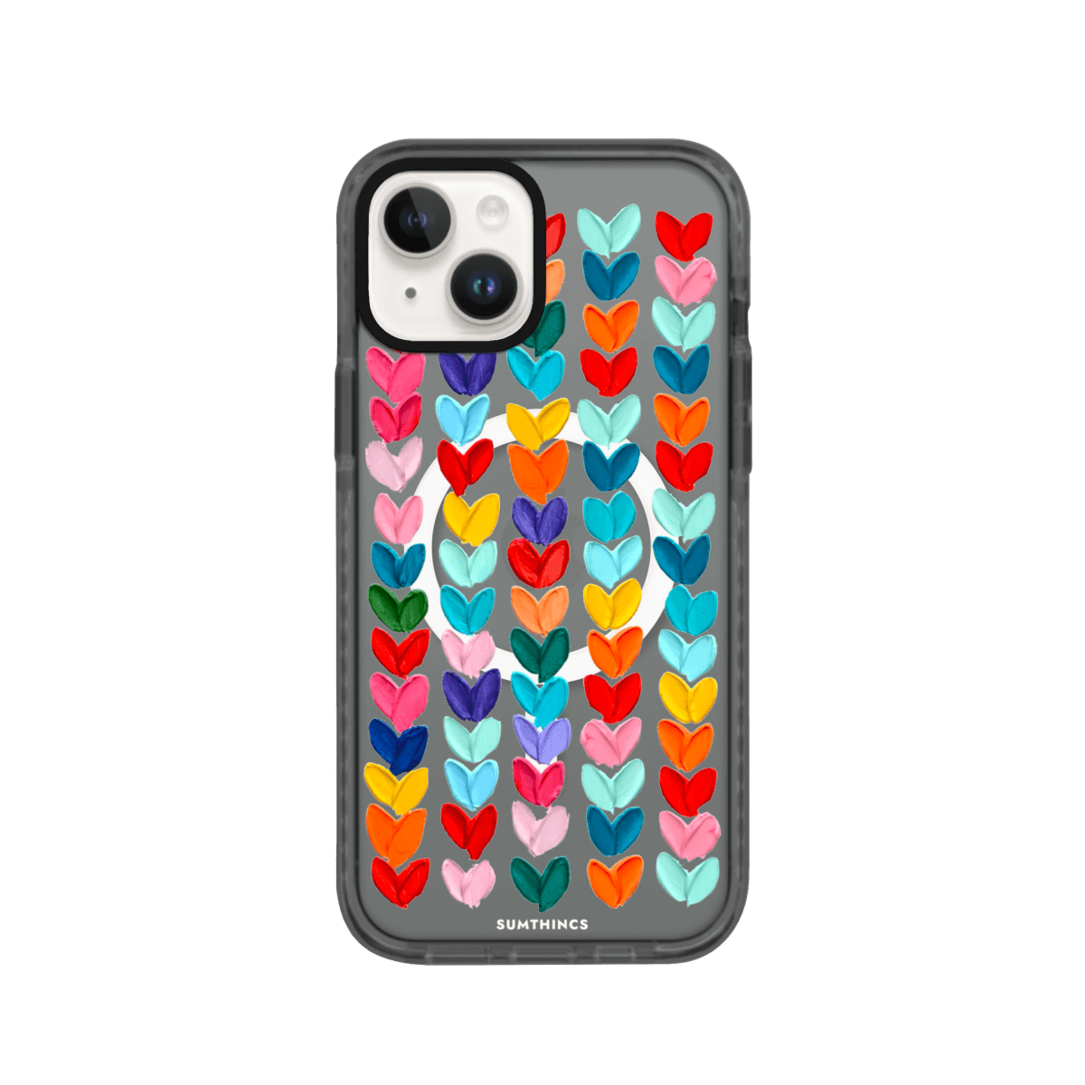 iPhone 13 Lovestorm Magsafe Procase Şeffaf Telefon Kılıfı Antrasit - SUMTHINCS