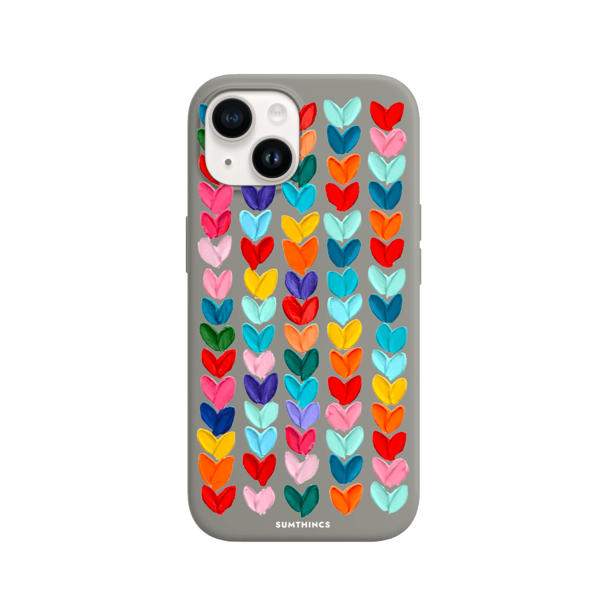 iPhone 13 Lovestorm Premium Telefon Kılıfı Gri - SUMTHINCS