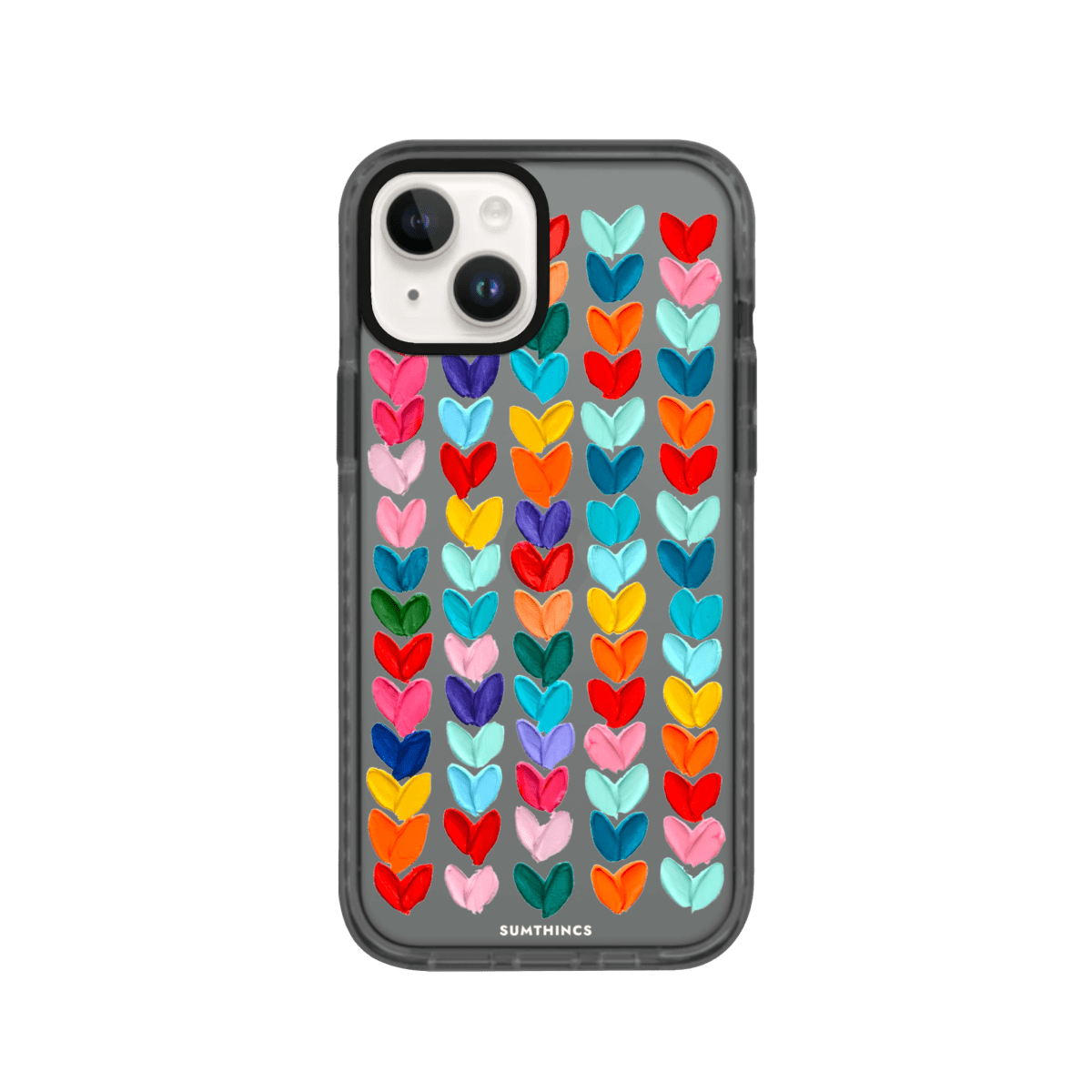 iPhone 13 Lovestorm Procase Şeffaf Telefon Kılıfı Antrasit - SUMTHINCS