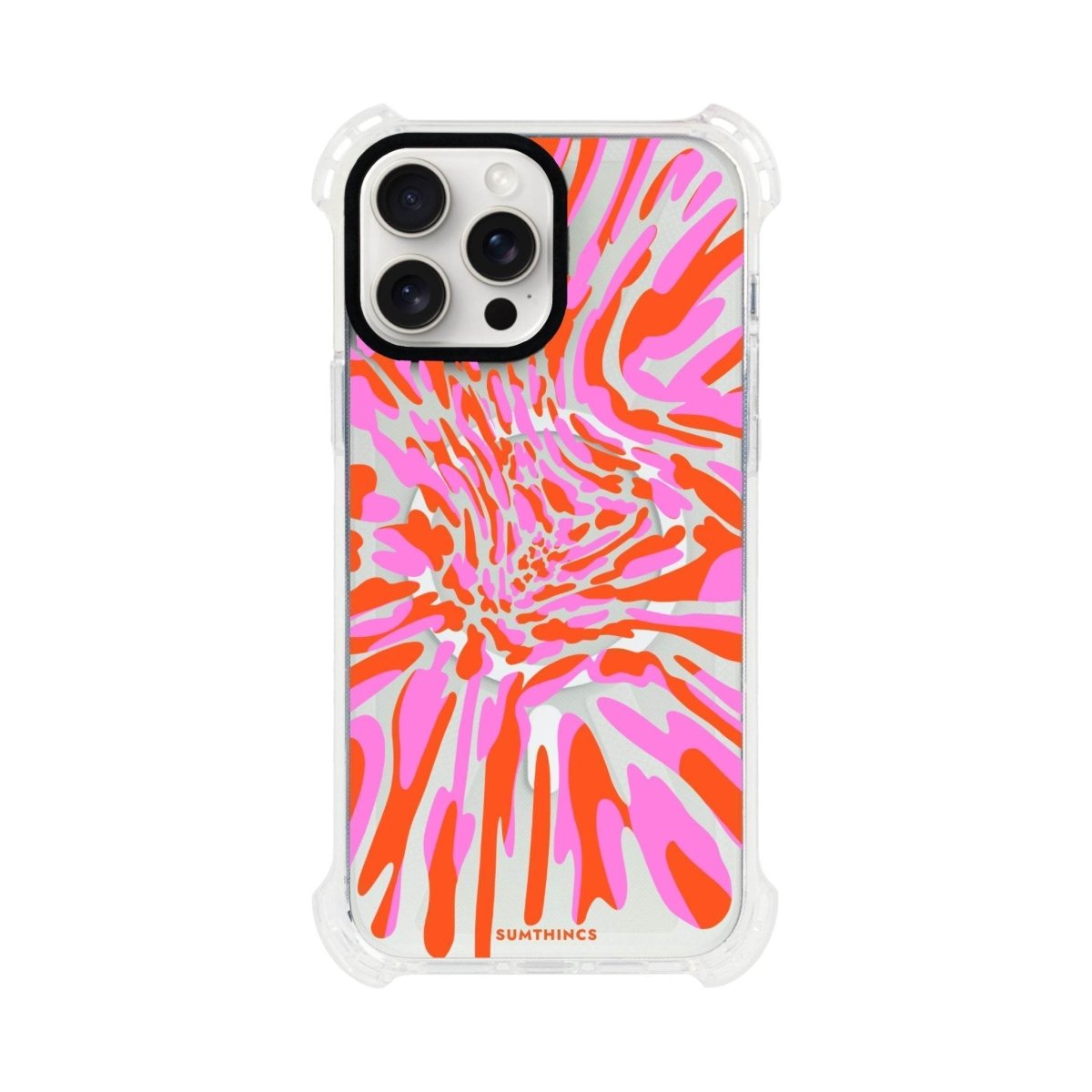 iPhone 13 Neon Dreams Bumper Magsafe Şeffaf Telefon Kılıfı - SUMTHINCS