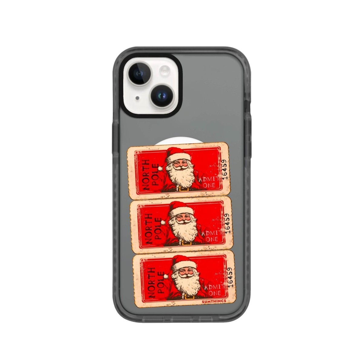 iPhone 13 Northpole Ticket Magsafe Procase Şeffaf Telefon Kılıfı Antrasit - SUMTHINCS