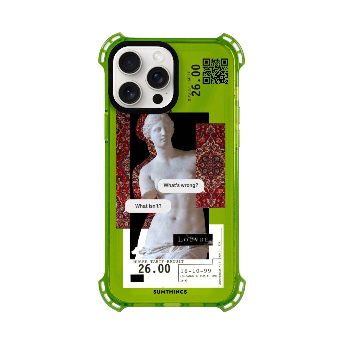 iPhone 13 PixelVenus Bumper Magsafe Şeffaf Telefon Kılıfı Yeşil - SUMTHINCS