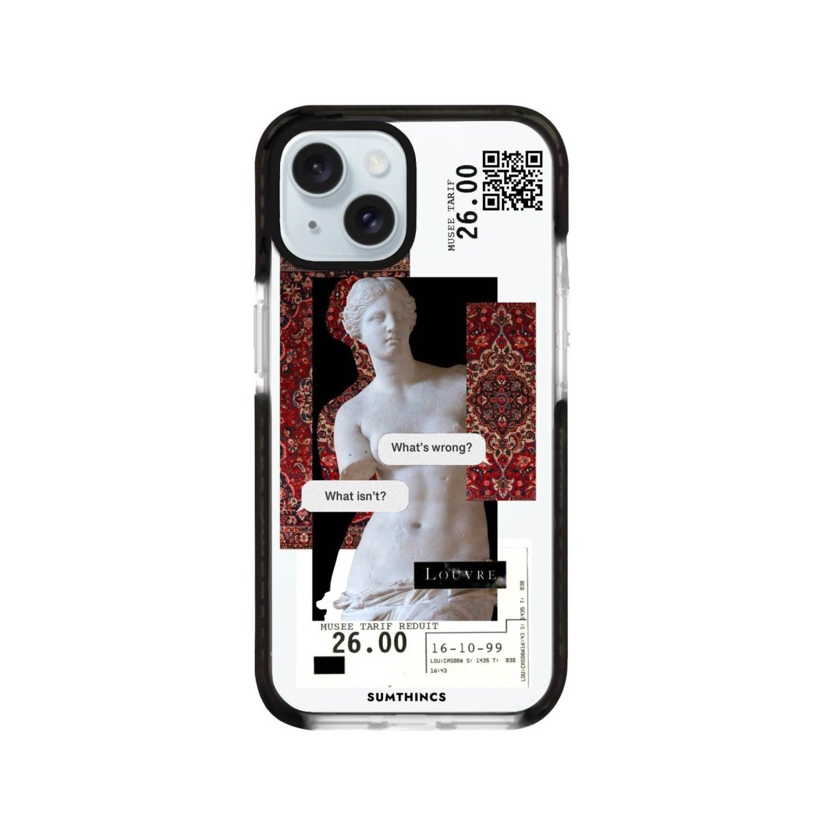 iPhone 13 PixelVenus Procase Şeffaf Telefon Kılıfı Siyah Şeffaf - SUMTHINCS