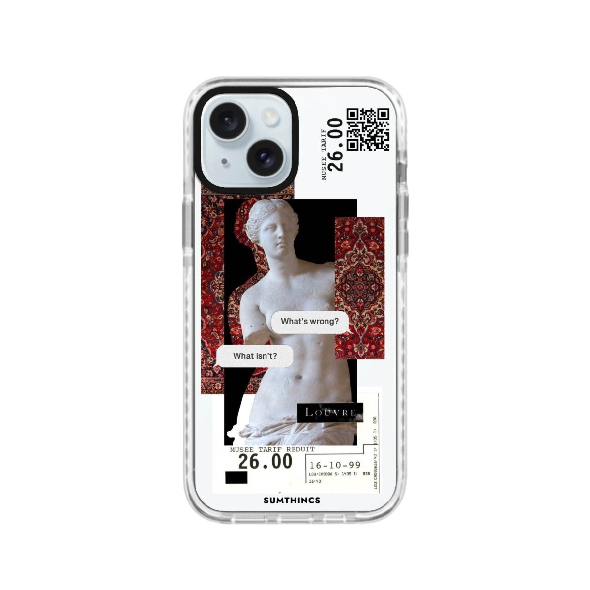 iPhone 13 PixelVenus Procase Şeffaf Telefon Kılıfı Beyaz Şeffaf - SUMTHINCS