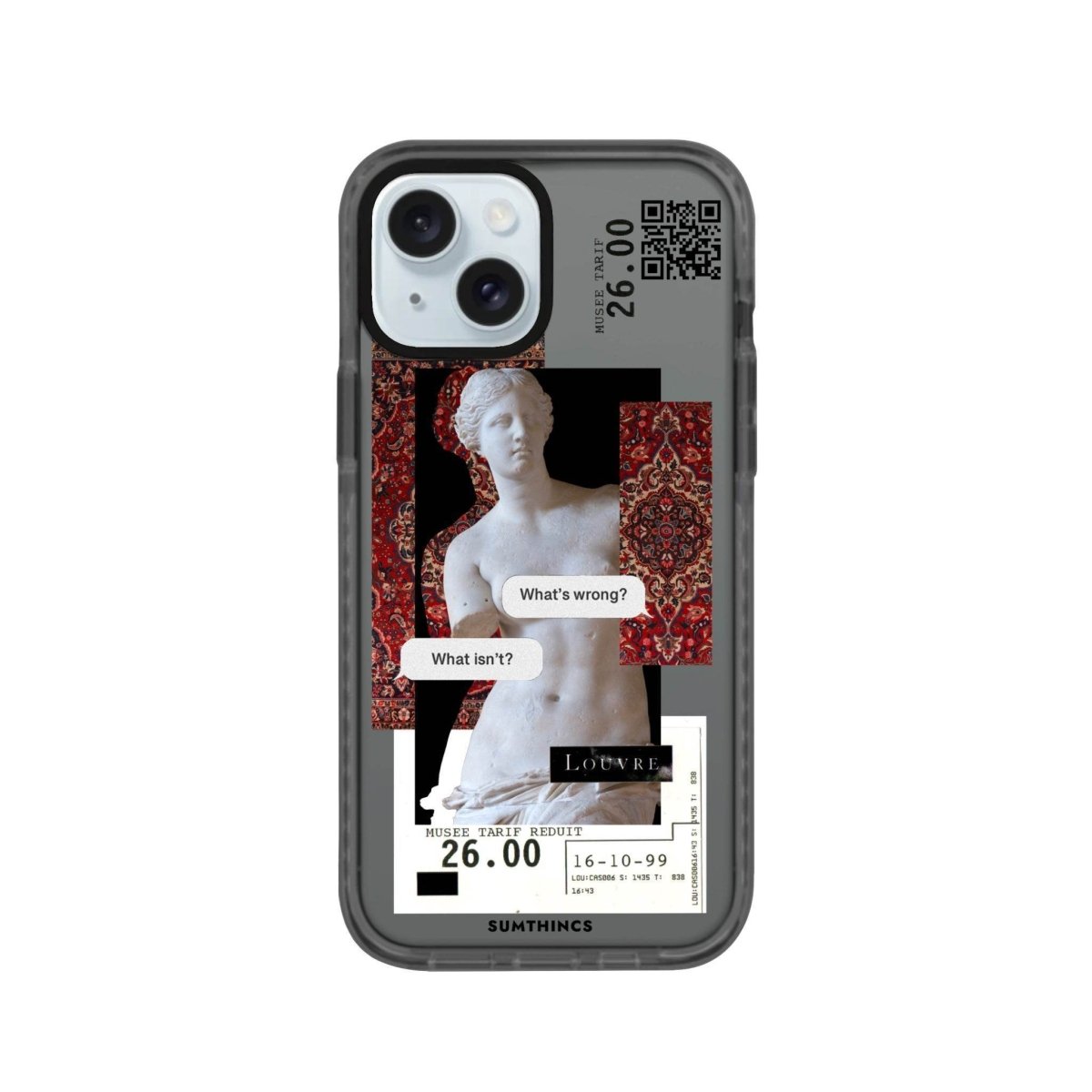 iPhone 13 PixelVenus Procase Şeffaf Telefon Kılıfı Antrasit - SUMTHINCS