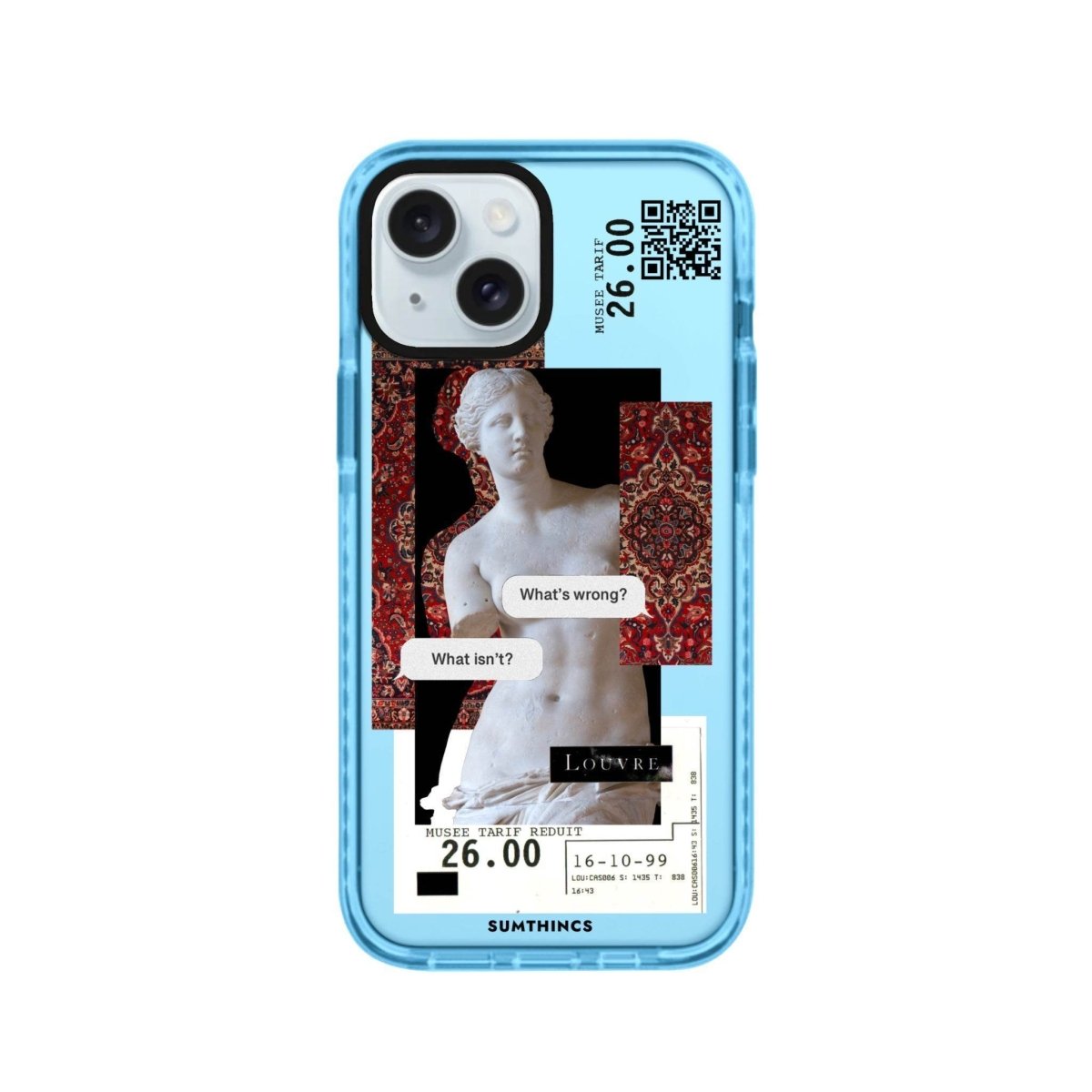 iPhone 13 PixelVenus Procase Şeffaf Telefon Kılıfı Mavi - SUMTHINCS